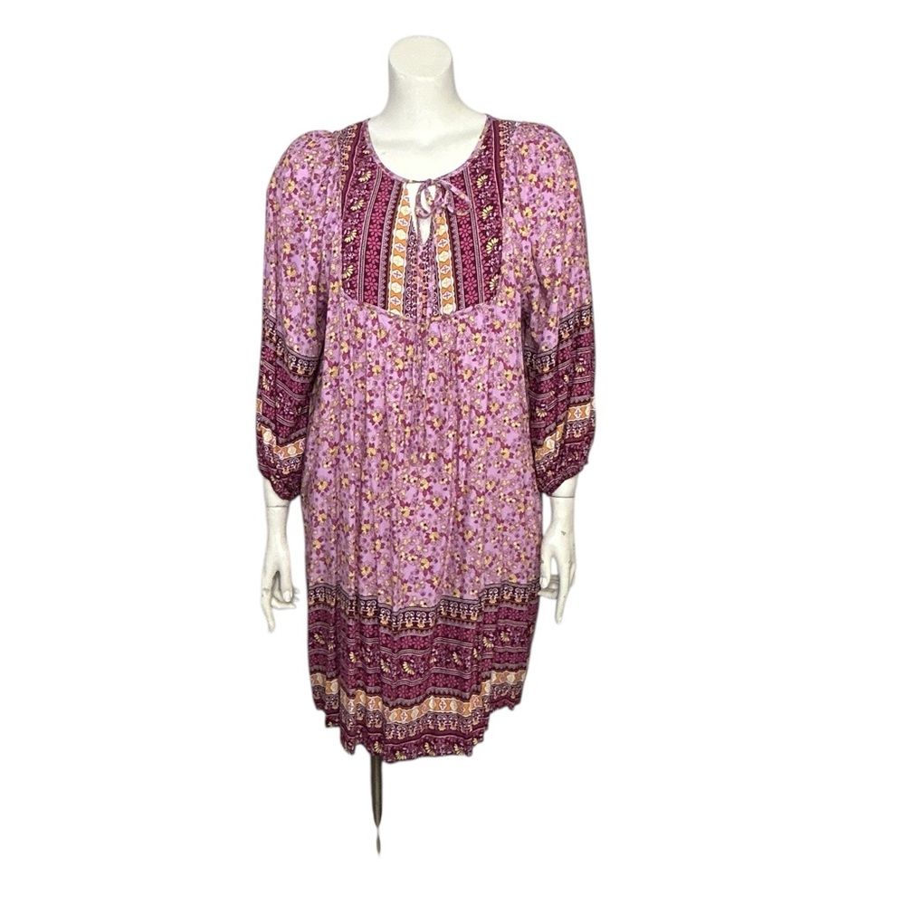 Women's 2XL Pink Floral Dress Bluetime Knee Length 3/4 Sleeve Kentucky
Derby